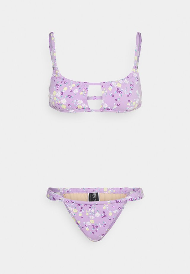 GATHERED BRALETTE BRAZILIAN - Bikini - lilac