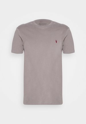BRACE CONTRAST CREW - Print T-shirt - gargoyle grey