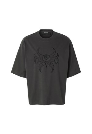 FAVELA, FV RIVETS T-SHIRT - T-shirt imprimé - black gradient wash