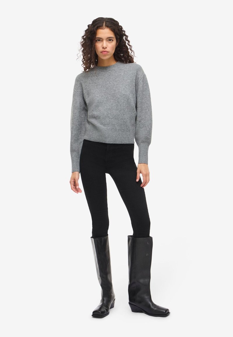 Noisy May Pulover - medium grey melange