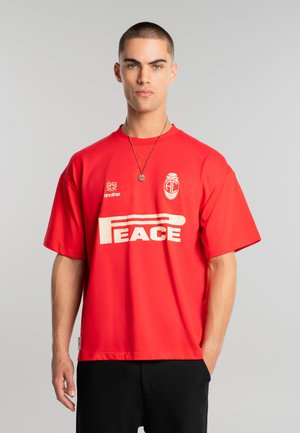 PEACE  - T-shirts med print - red