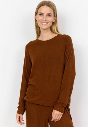 SC-BIARA 119 - Long sleeved top - brown melange