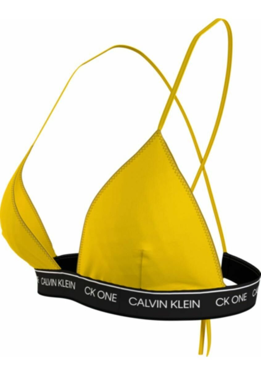 Tommy Hilfiger SUPERIOR - Top de bikini - bold yellow/amarillo - Zalando.es