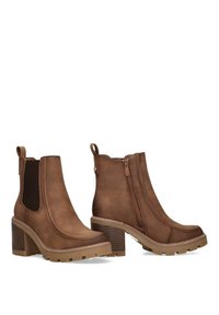 ETIKA Botines con plataforma - brown