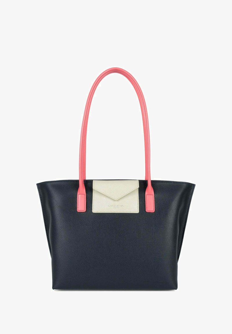 LANCASTER MAYA KBA - Sac à main - bleu foncé blanc rose