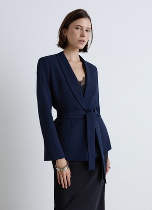 Calliope, GIACCA TINTA UNITA - Blazer - blu notte