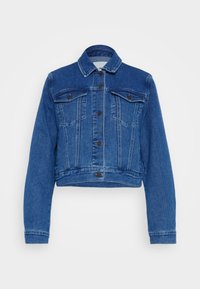 Objtilla Gro L S Lo Denim Jacket Medium Blue Denim