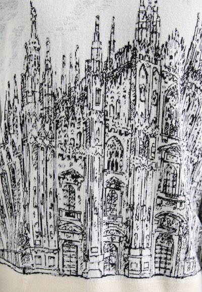 Missoni CREWNECK - Jumper - black/white