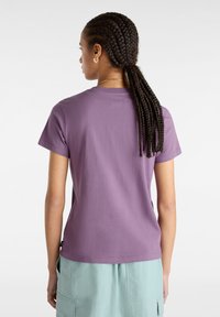 Vans FLYING V CREW - Printtipaita - grape jam