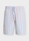 RELAXED STRIPED SHORTS - Къси панталони - chambray/miami-blackbird-white