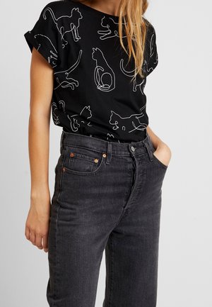 T-Shirt print - black