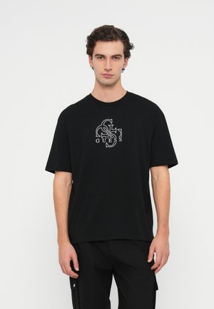 BASIC QUATTRO TEE - T-shirts print - jet black