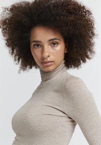ICHI Pullover - doeskin melange