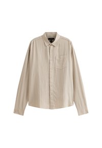 RELAXED LINEN BLEND - Camisa - stone