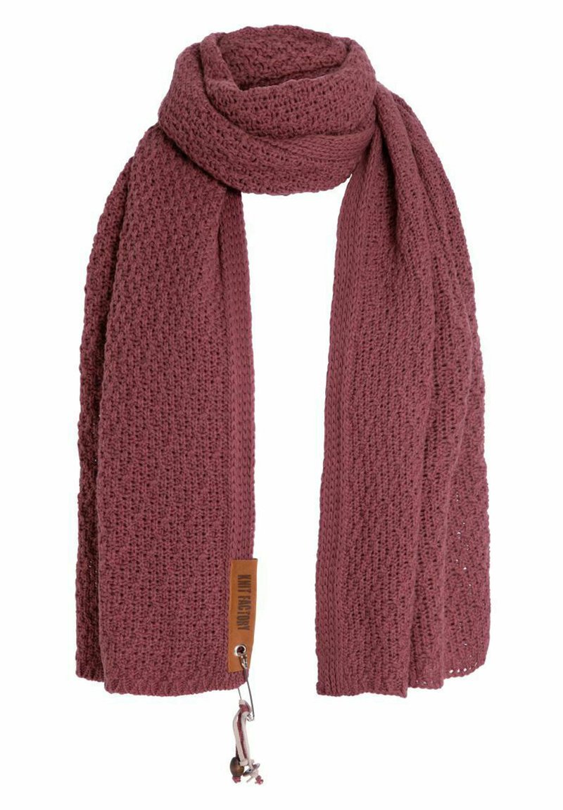 Knit Factory LUNA - Sjaal - stone red