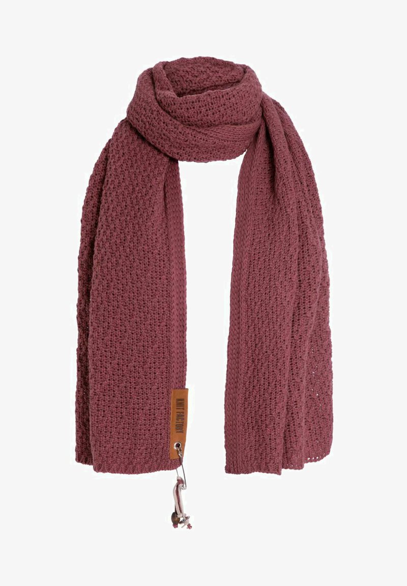 Knit Factory LUNA - Sjaal - stone red