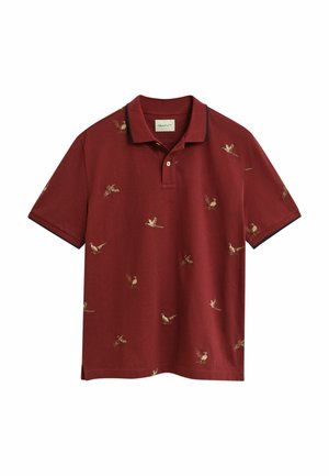 EMBROIDERED  - Polo - plumped red