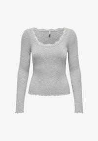 Unselected, light grey melange