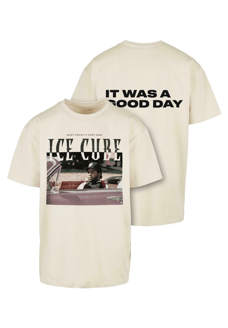 Mister Tee ICE CUBE IT S A GOOD DAY Camiseta estampada sand