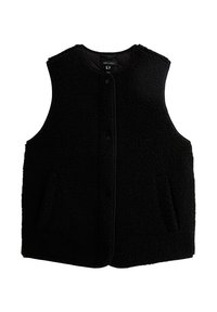 BORG COLLARLESS - Chaleco - black