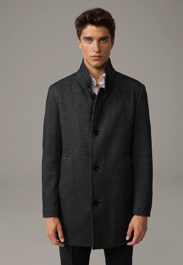 FINCHLEY - Klassischer Mantel - schwarz grau