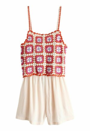 MIX PLAY - REGULAR FIT - Tuta jumpsuit - coral ecru