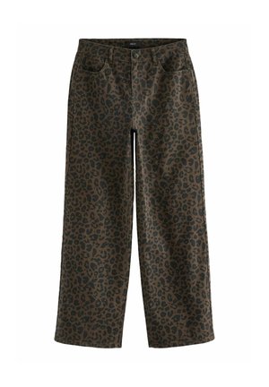 PRINTED WIDE LEG -REGULAR FIT - Jeans straight leg - leopard