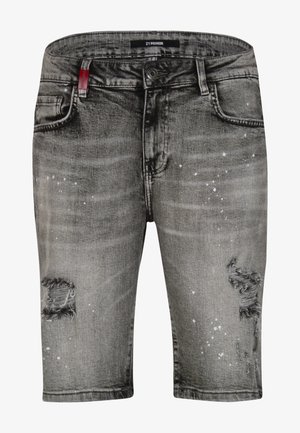 2Y Premium, Shorts di jeans - washed grey