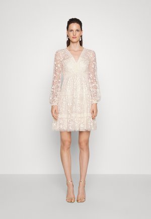 CELESTIA RIBBON MINI DRESS - Cocktailkleid/festliches Kleid - champagne