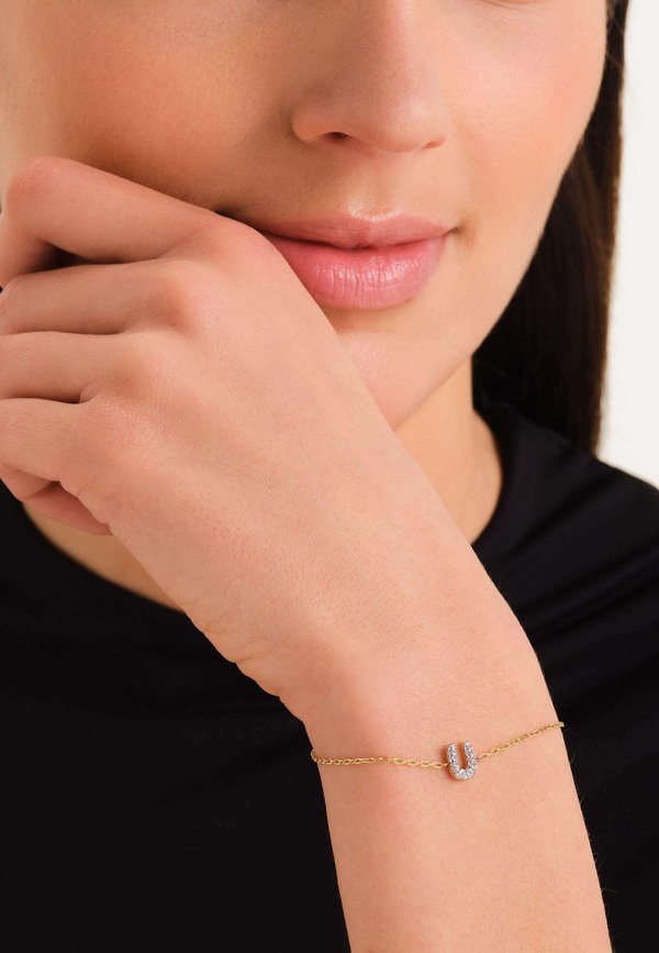 CRYSTAL LETTER U - Armband