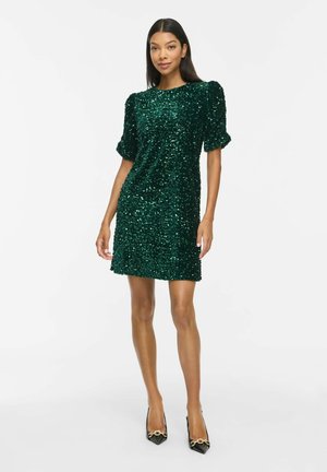 VILA, SHORT DRESS VIBELIEVE SEQUIN - Robe de soirée - pineneedle