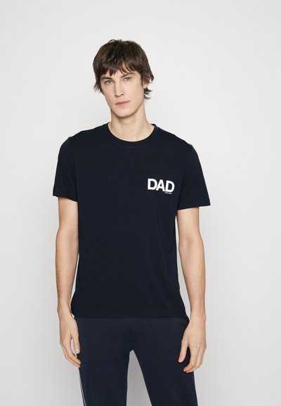 Ron Dorff Camiseta estampada - navy