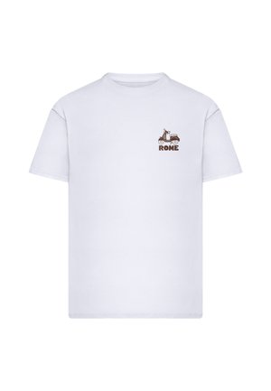 Mister Tee, ROMAN SOUVENIRS OVERSIZE TEE - Triko s potiskem - white