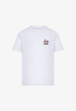 Mister Tee, ROMAN SOUVENIRS OVERSIZE TEE - Triko s potiskem - white