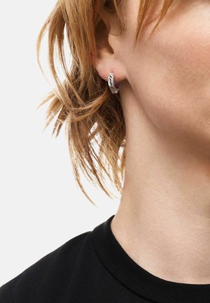 Diesel, DIESEL MEN JEWELRY OVAL D LOGO - Oorbellen - silver-coloured