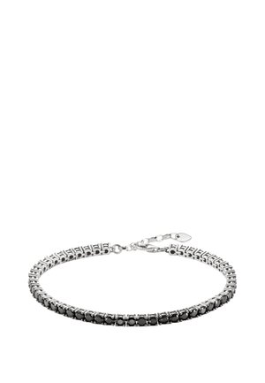 TENNIS - Armband - silberfarben, schwarz