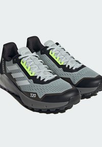 adidas Terrex AGRAVIC FLOW 2.0  - Trail hardloopschoenen - silver/crystal white/lucid lemon