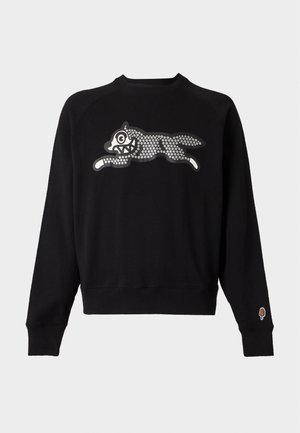 Icecream, GLITTER RUNNING DOG CREWNECK - Sweatshirt - black