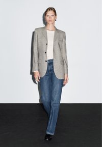 Massimo Dutti MID-RISE STRAIGHT-LEG - Jeans a sigaretta - blue