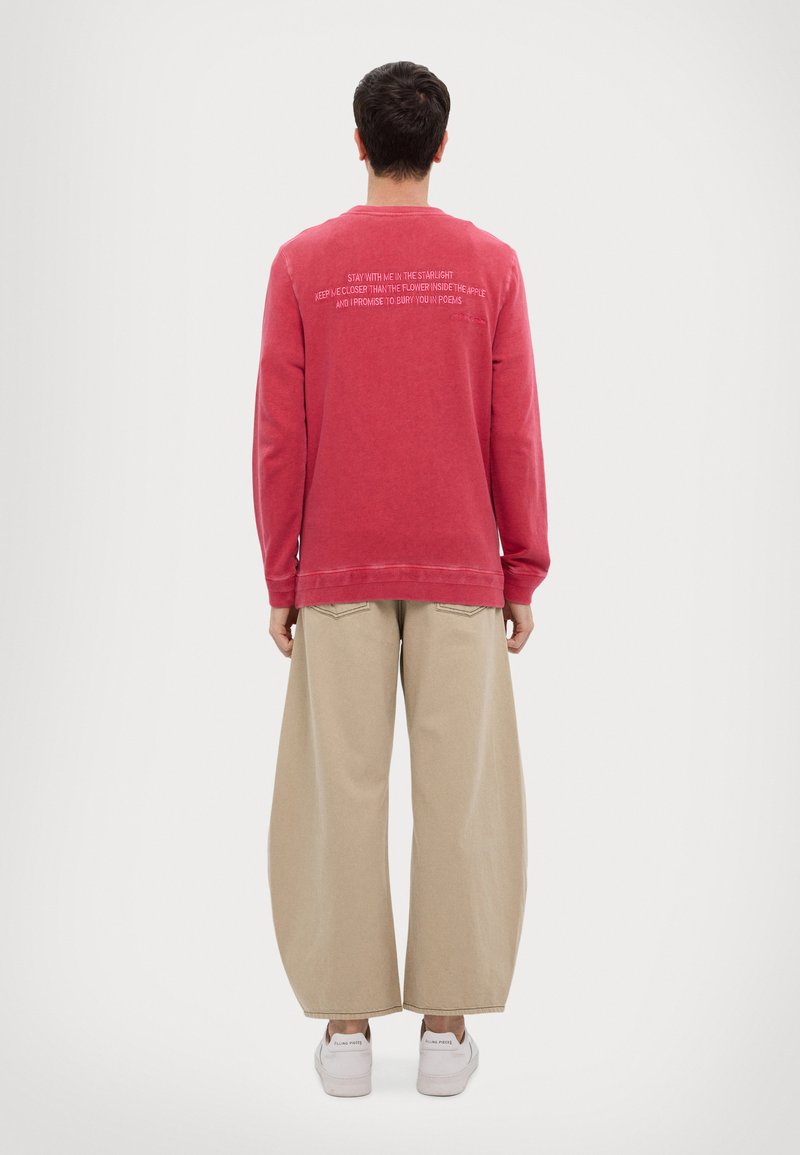 Zadig & Voltaire - STONY SLUB CHEVRONS WORDING  - Sweatshirt - poppy, Enlarge