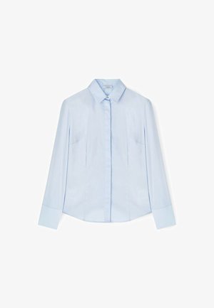 Motivi, CAMICIA CON BOTTONI NASCOSTI - Hemdbluse - azzurro