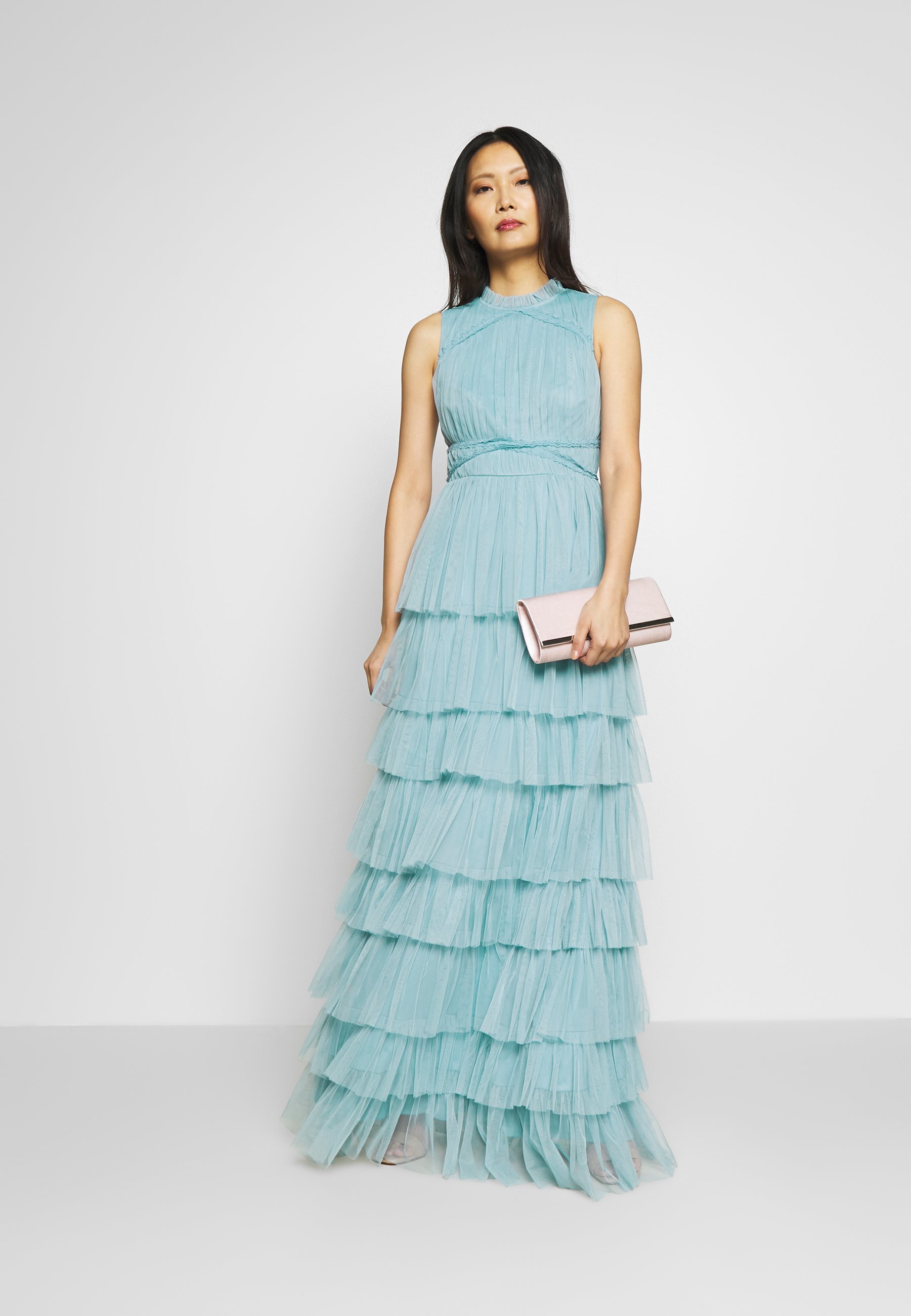 cornflower blue occasion dress