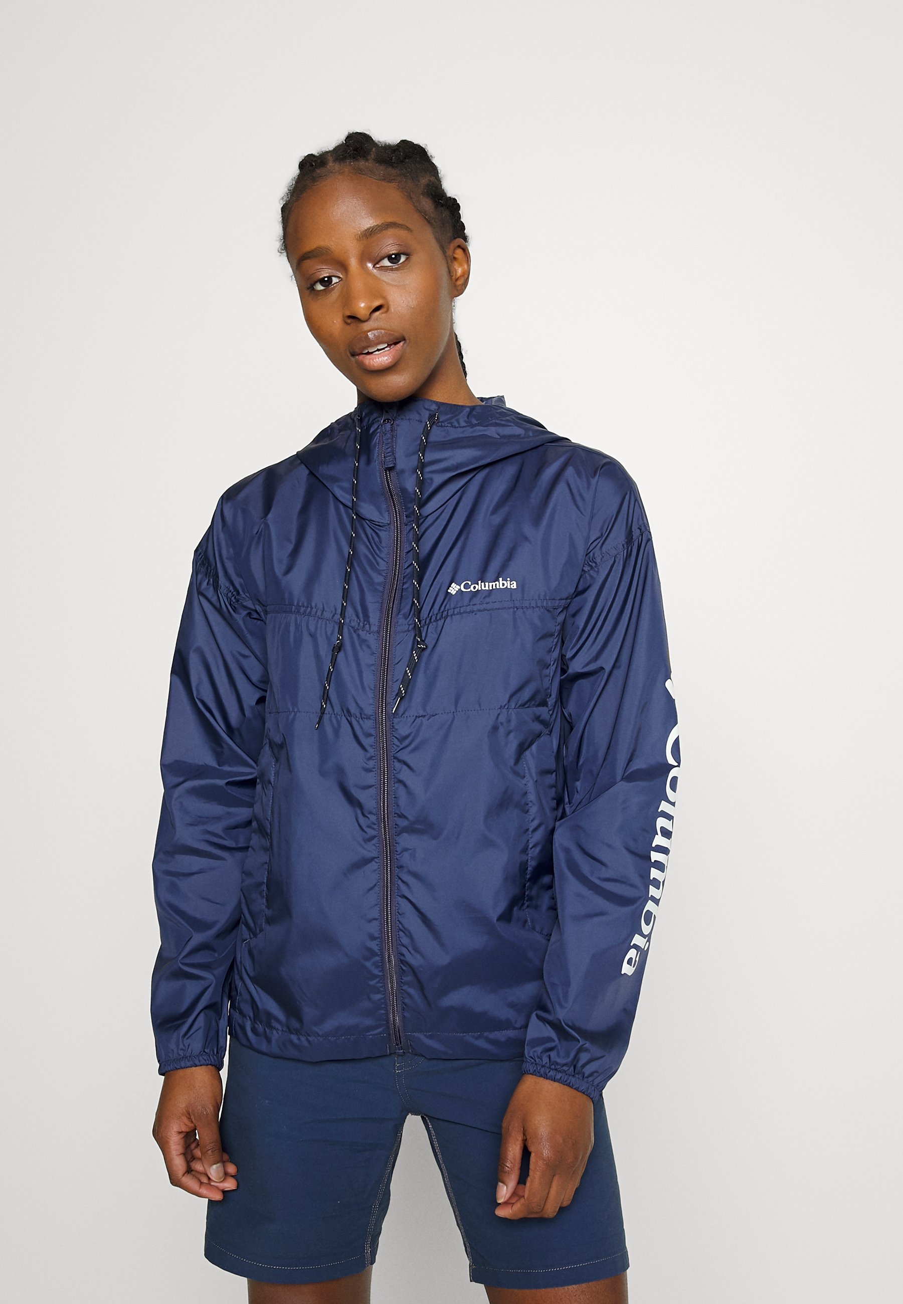 Columbia Flash Challenger Novelty Windbreaker - Windproof Jacket - Women's Nocturnal M