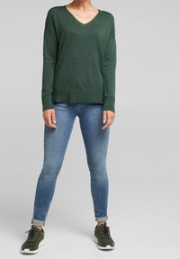 Esprit Strickpullover - dark green