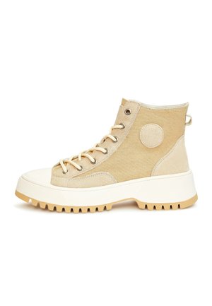 Cesare Gaspari Baskets montantes - beige