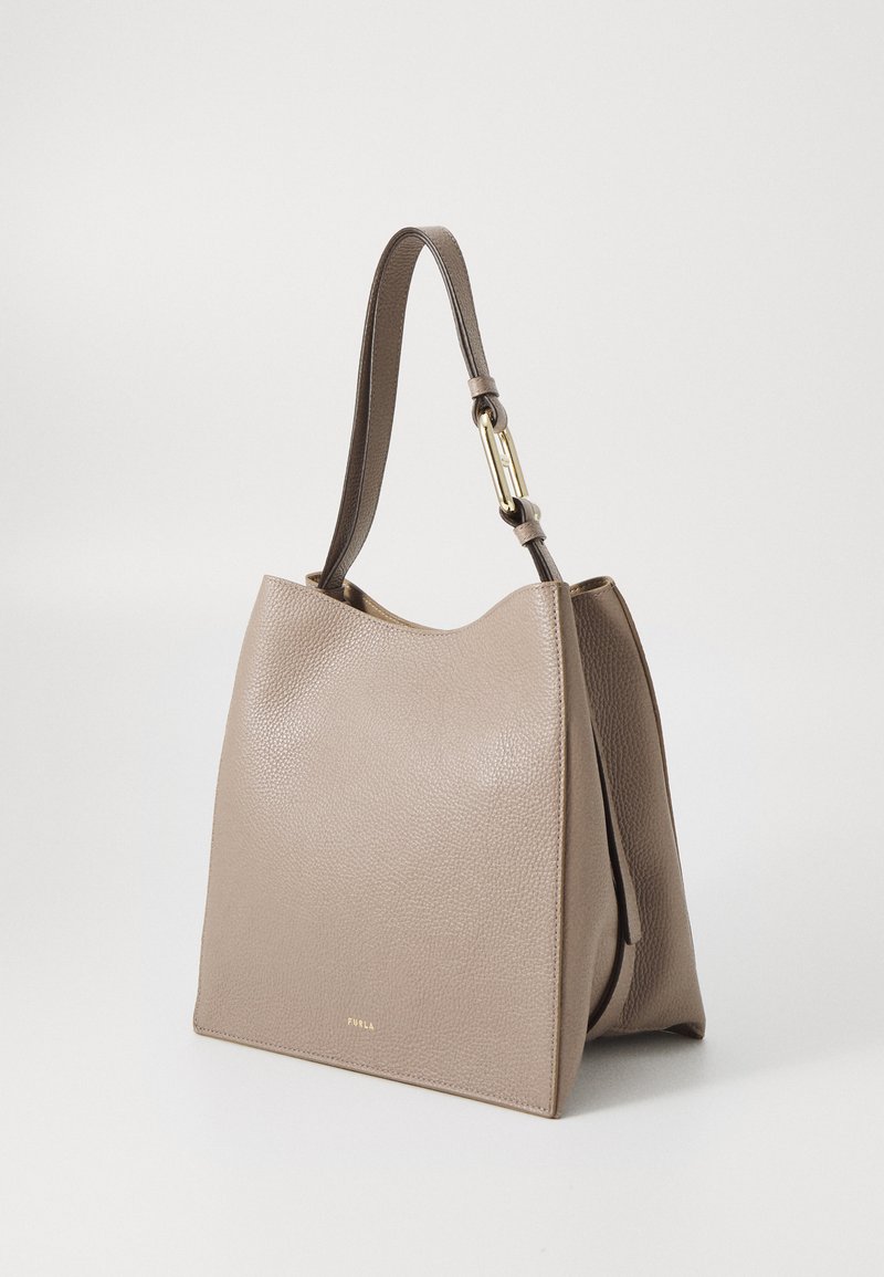 Furla NUVOLA S BUCKET BAG - Handbag - stucco gray/grey - Zalando