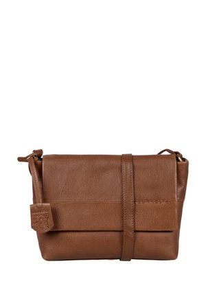 Schoudertas - cognac