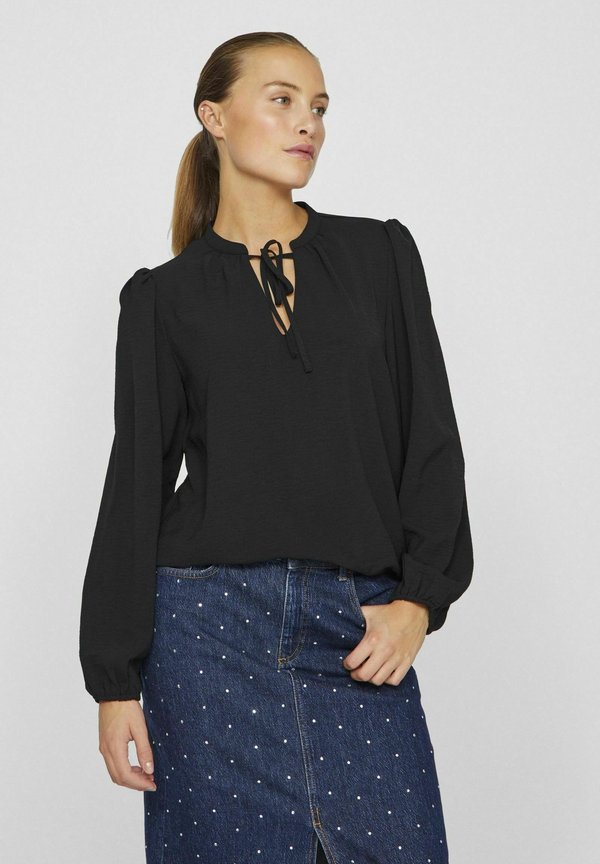 MIT LANGEN ÄRMELN V-AUSSCHNITT - Bluse