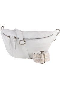 DrachenLeder Gürteltasche - weiß