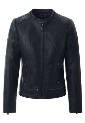 Veste en similicuir - black
